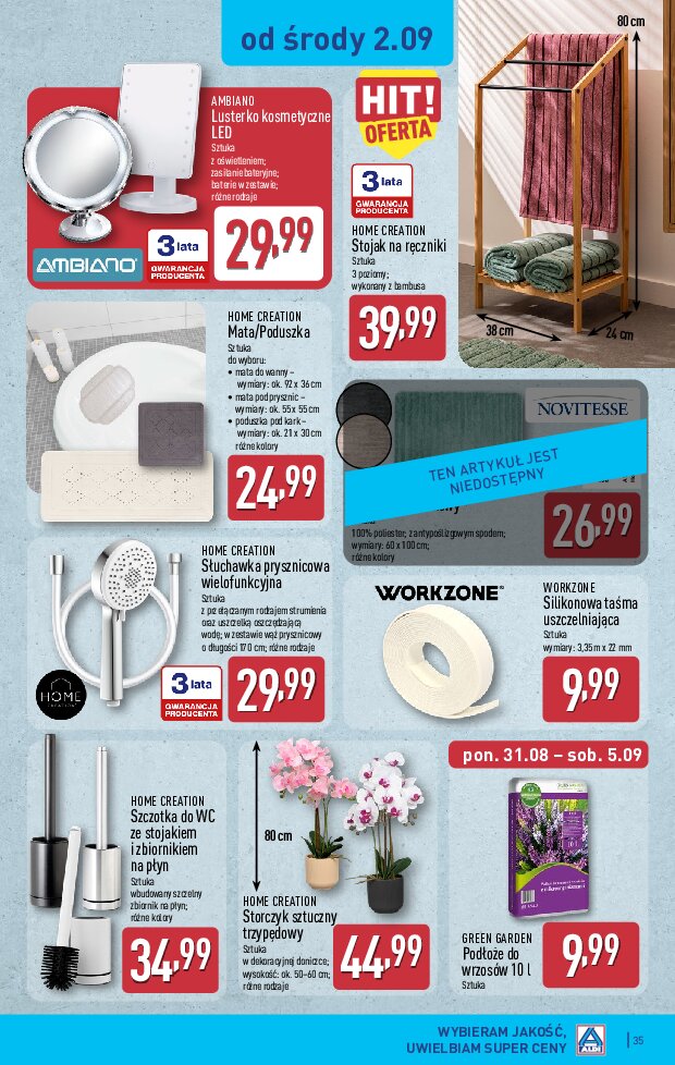 Gazetka Aldi 31/08/2026 – 05/09/2026 - gazetki promocyjne str. 35
