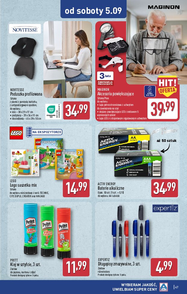 Gazetka Aldi 31/08/2026 – 05/09/2026 - gazetki promocyjne str. 47