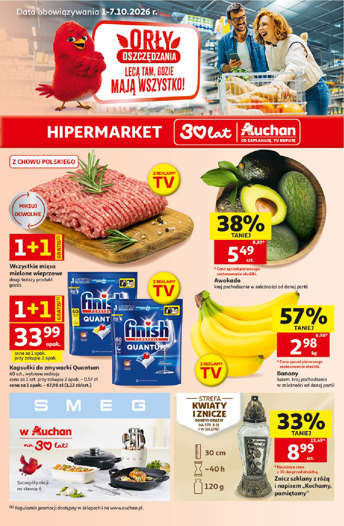 Gazetka Auchan 01/10/2026 – 07/10/2026 - gazetki promocyjne str. 1
