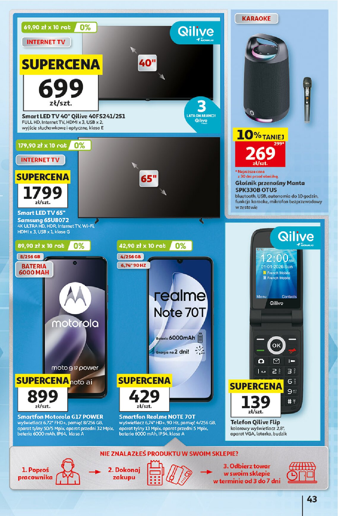Gazetka Auchan 01/10/2026 – 07/10/2026 - gazetki promocyjne str. 43
