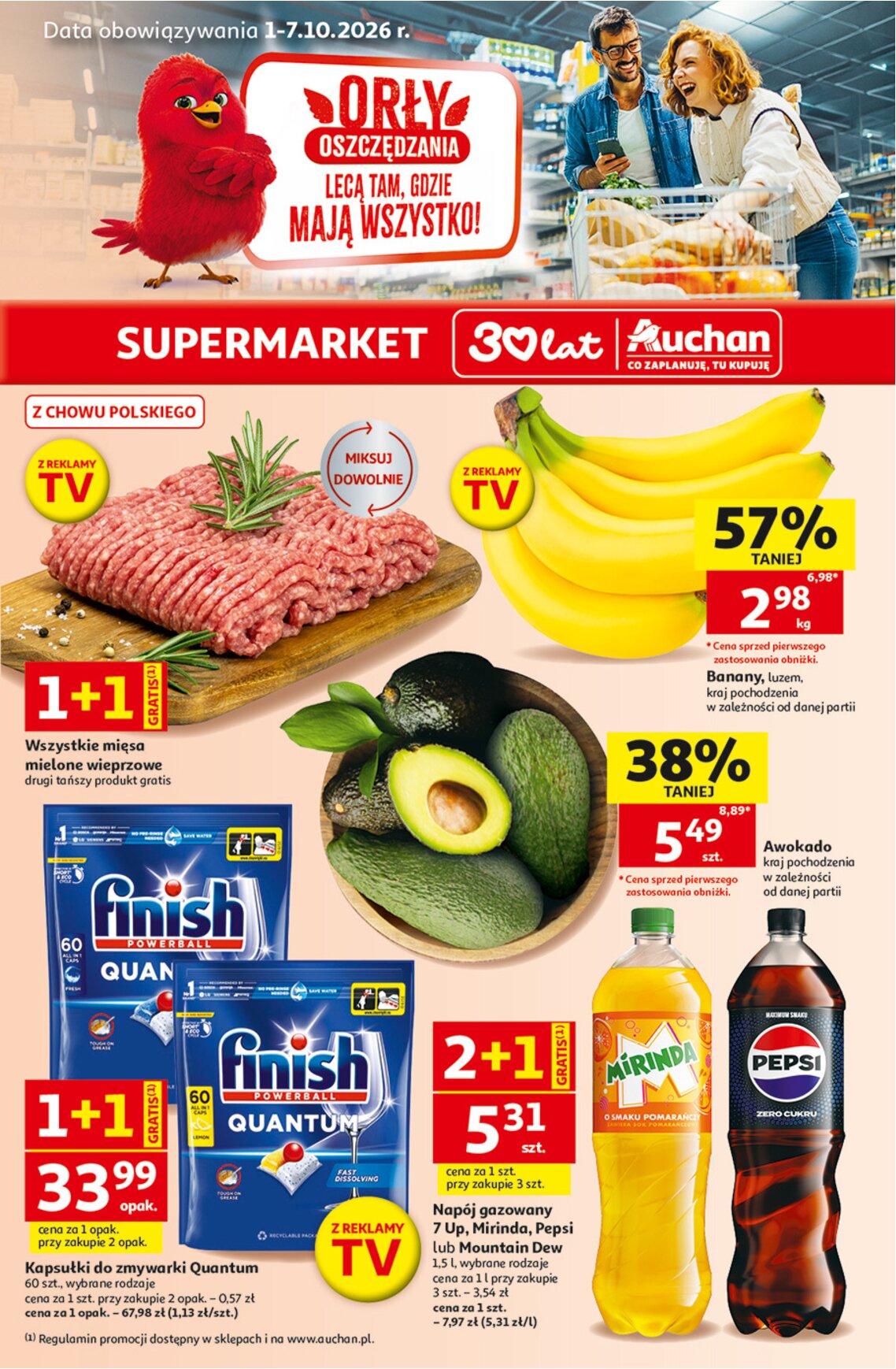 Gazetka Auchan 01/10/2026 – 07/10/2026 - gazetki promocyjne str. 1