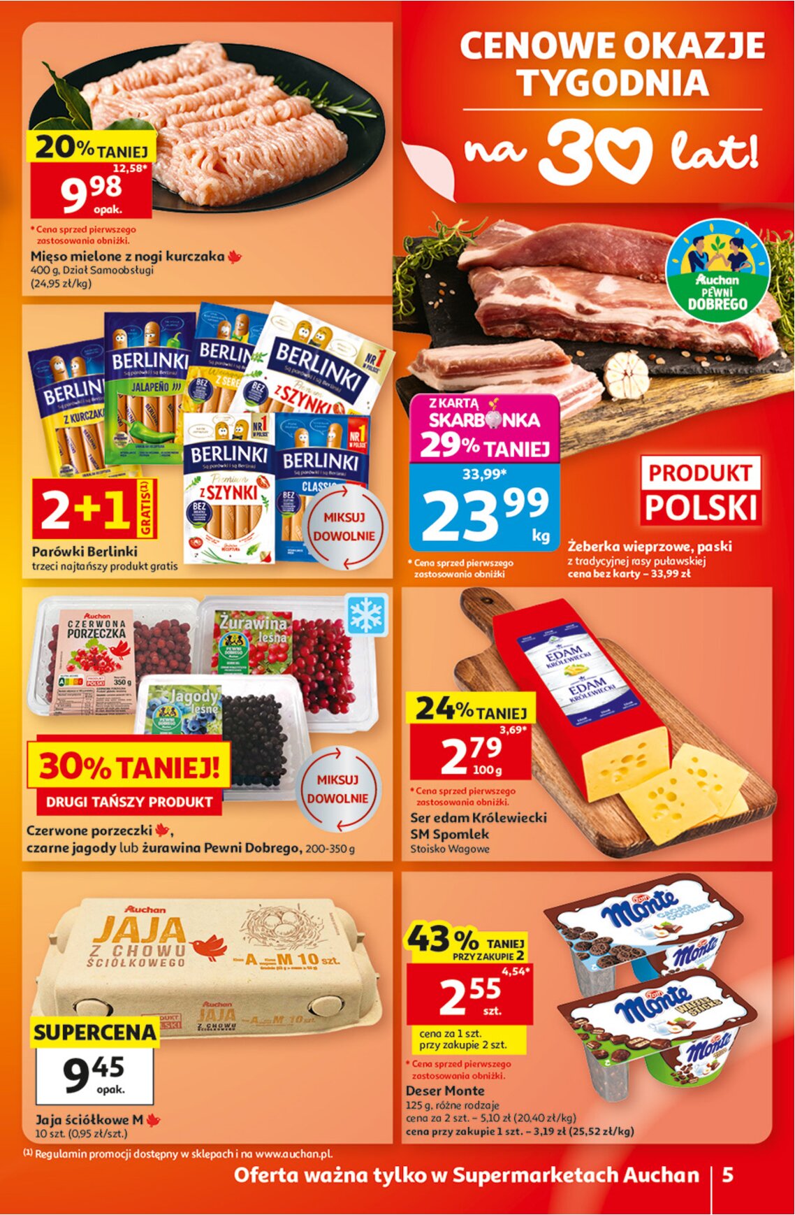 Gazetka Auchan 01/10/2026 – 07/10/2026 - gazetki promocyjne str. 5