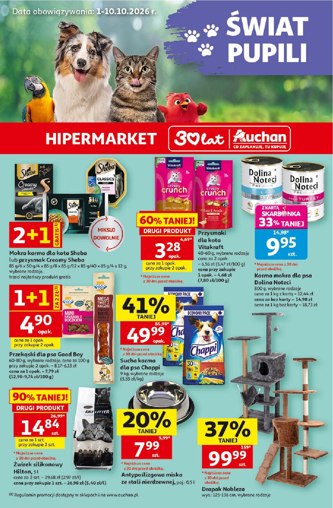 Gazetka Auchan 01/10/2026 – 10/10/2026 - gazetki promocyjne str. 1