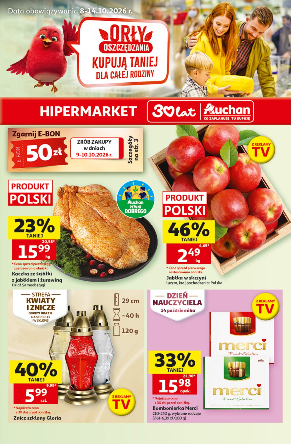 Gazetka Auchan 08/10/2026 – 14/10/2026 - gazetki promocyjne str. 1