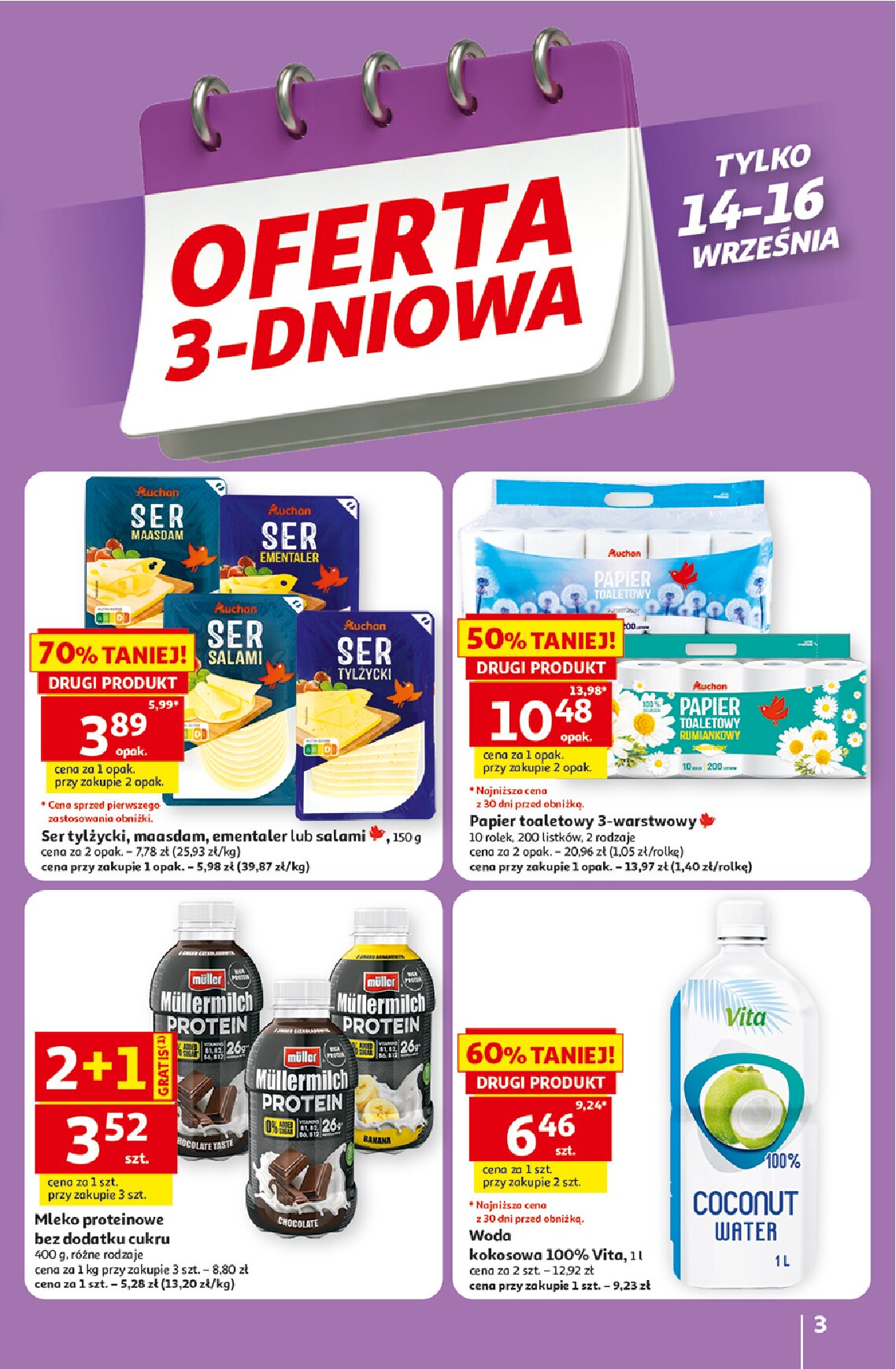 Gazetka Auchan 10/09/2026 – 16/09/2026 - gazetki promocyjne str. 3