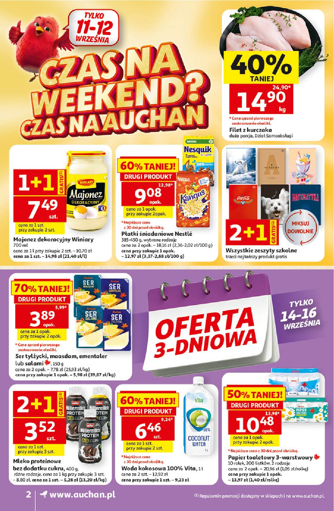 Gazetka Auchan 10/09/2026 – 16/09/2026 - gazetki promocyjne str. 2