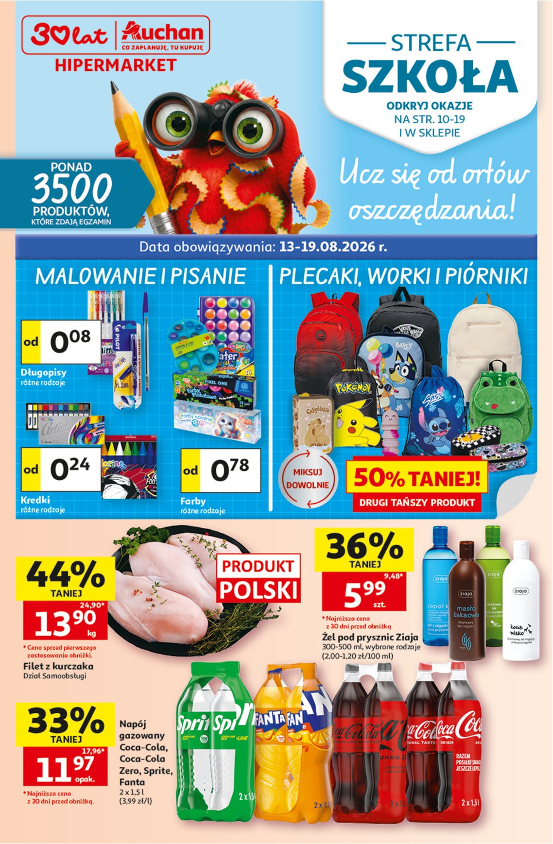 Gazetka Auchan 13/08/2026 – 19/08/2026 - strona 1