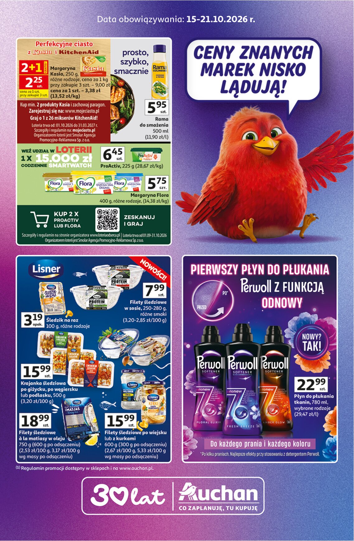 Gazetka Auchan 15/10/2026 – 21/10/2026 - gazetki promocyjne str. 1