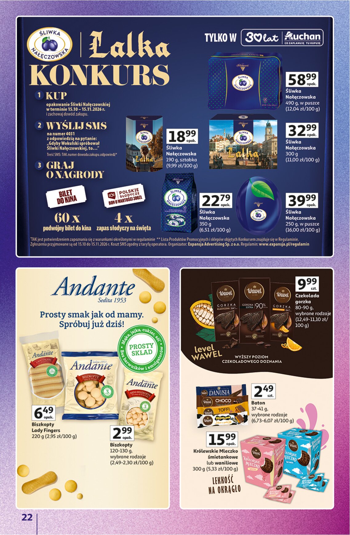 Gazetka Auchan 15/10/2026 – 21/10/2026 - gazetki promocyjne str. 22