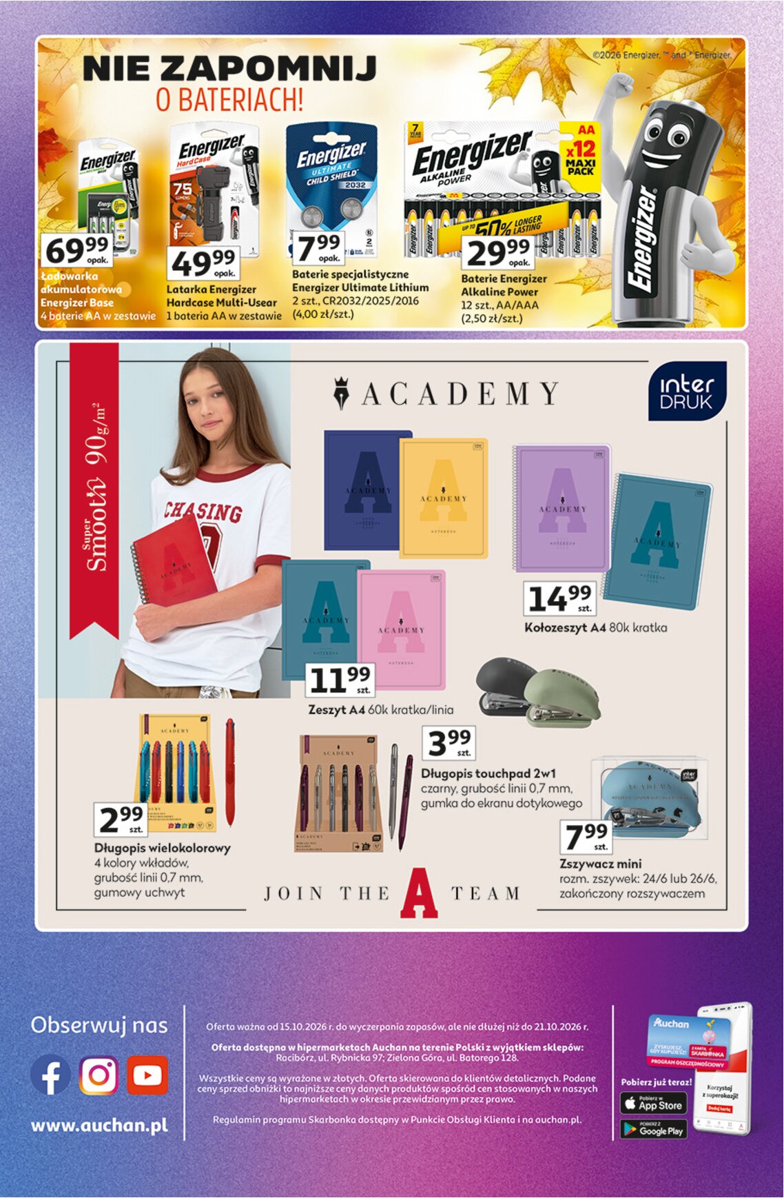 Gazetka Auchan 15/10/2026 – 21/10/2026 - gazetki promocyjne str. 44