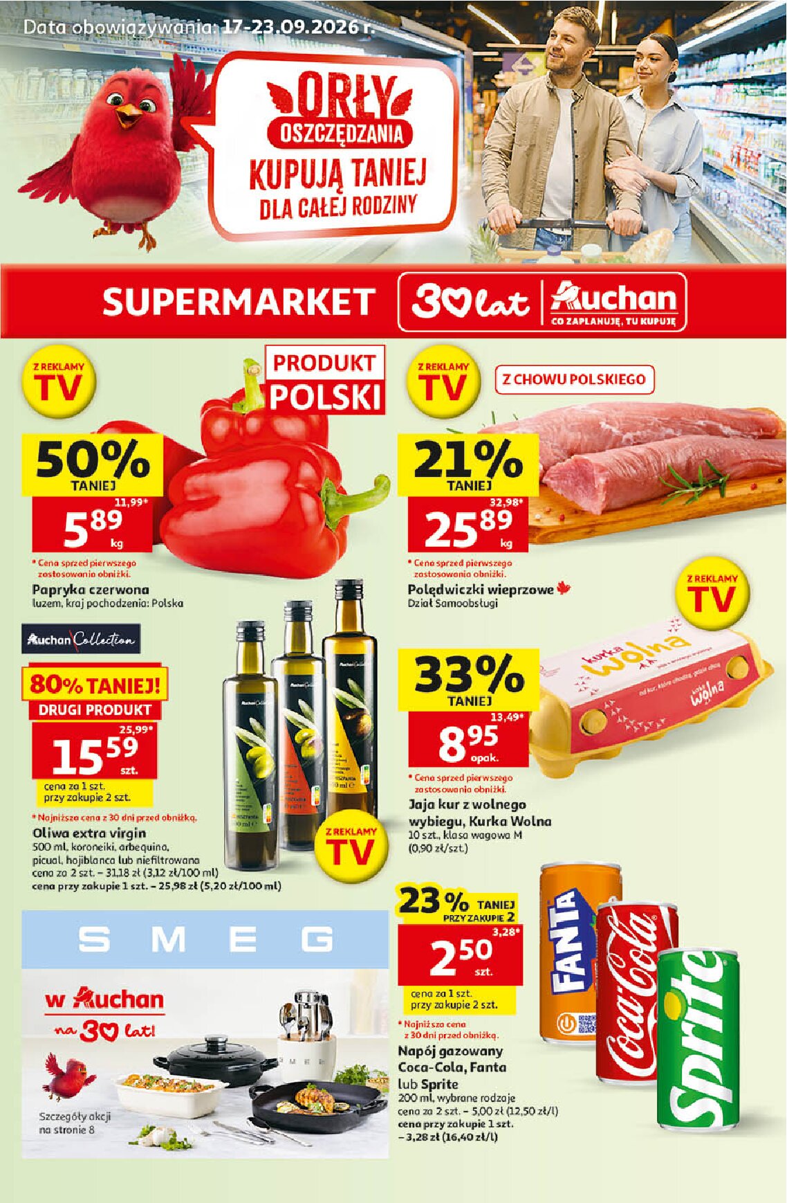 Gazetka Auchan 17/09/2026 – 23/09/2026 - gazetki promocyjne str. 1