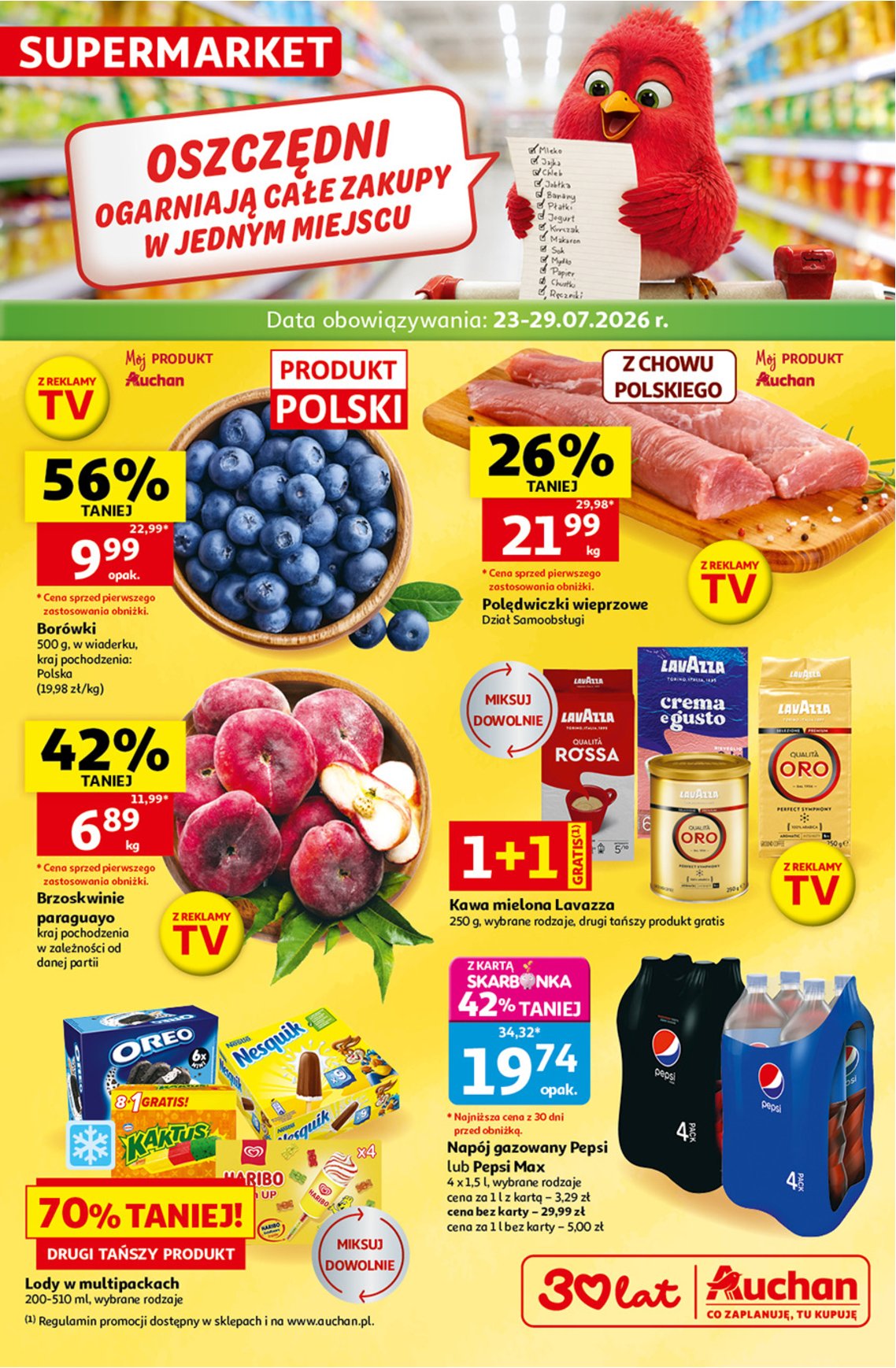 Gazetka Auchan 23/07/2026 – 29/07/2026