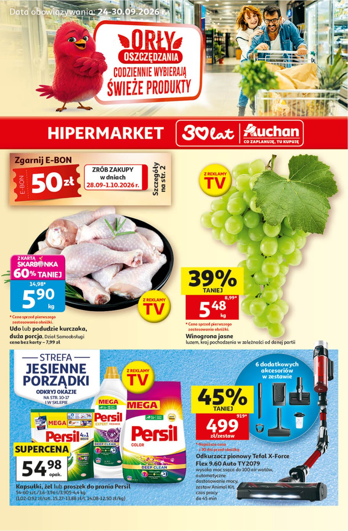 Gazetka Auchan 24/09/2026 – 30/09/2026 - gazetki promocyjne str. 1