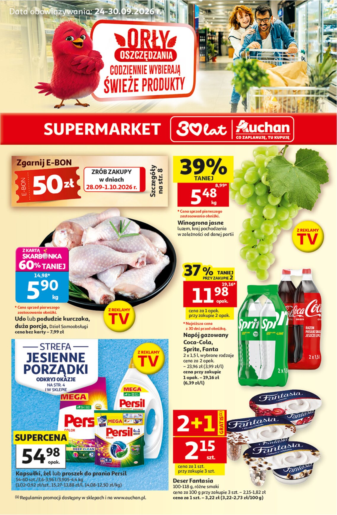 Gazetka Auchan 24/09/2026 – 30/09/2026 - gazetki promocyjne str. 1