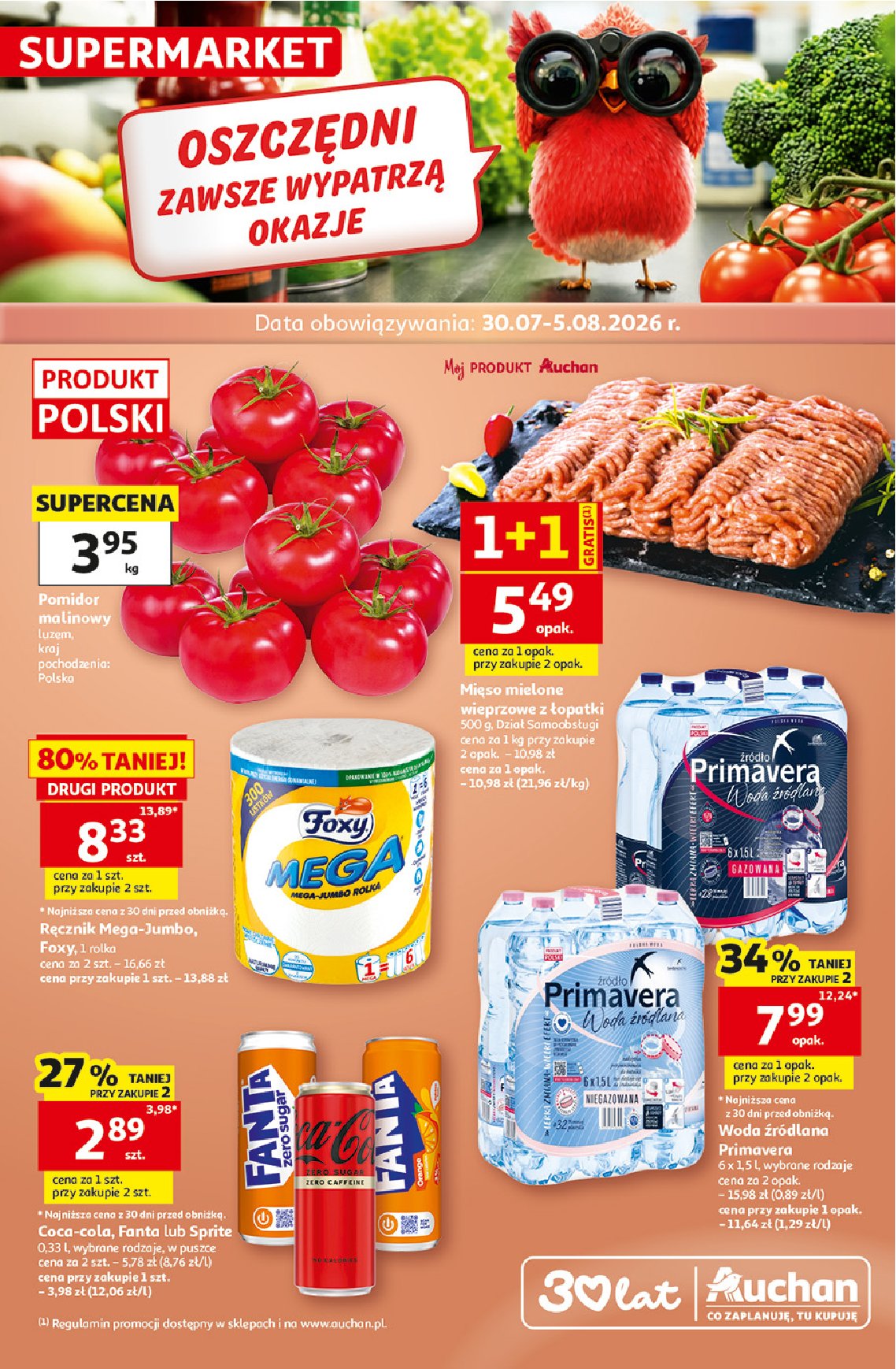 Gazetka Auchan 30/07/2026 – 05/08/2026