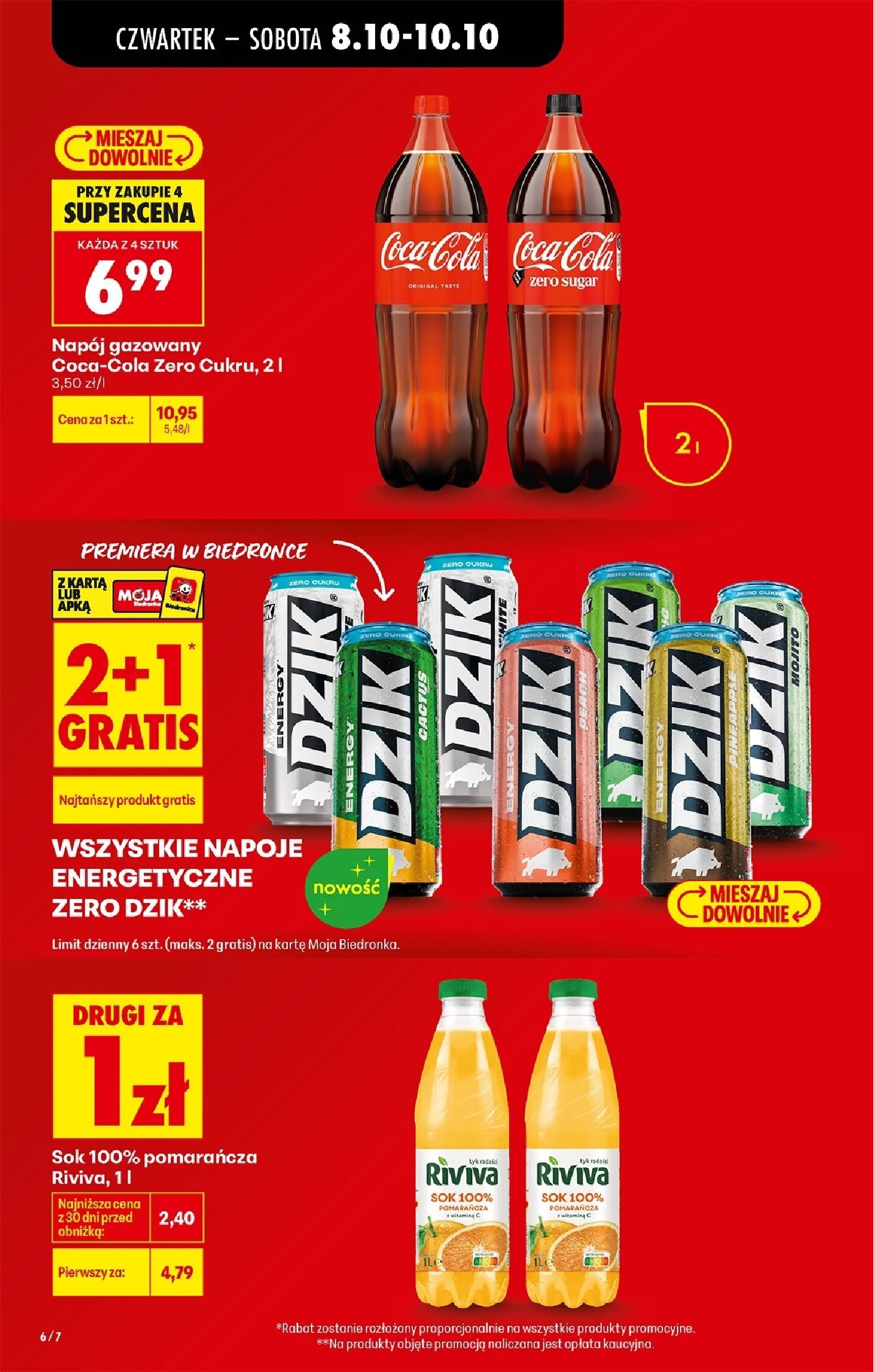 Gazetki promocyjne – napoje - gazetki promocyjne str. 1