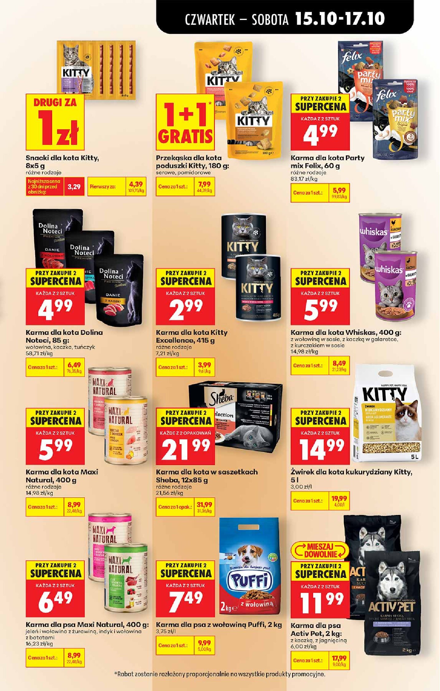 Karma dla psa - gazetki promocyjne str. 1