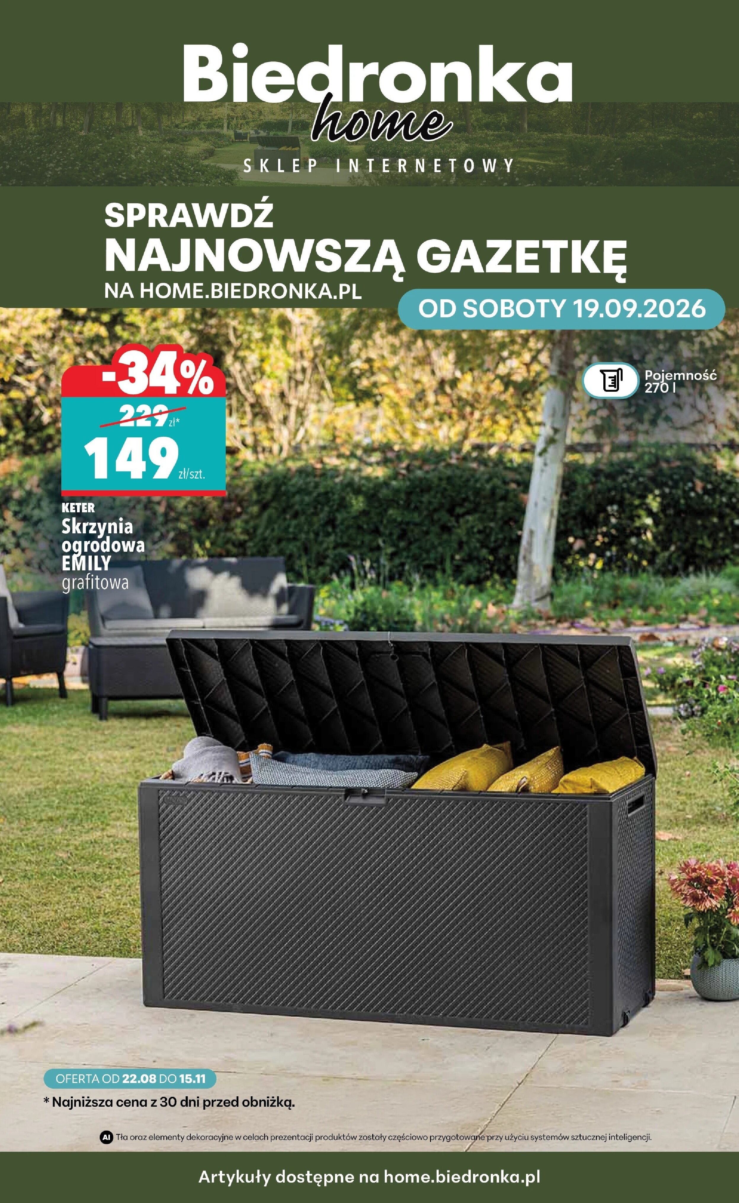 Gazetka Biedronka 19/09/2026 – 31/10/2026 - gazetki promocyjne str. 1