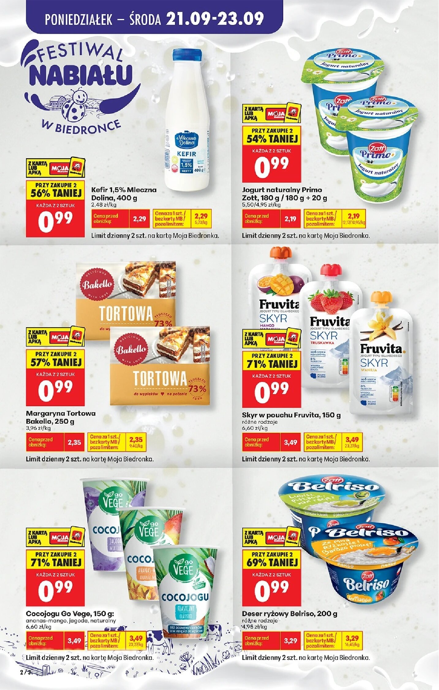 Gazetki promocyjne – jogurty - gazetki promocyjne str. 2