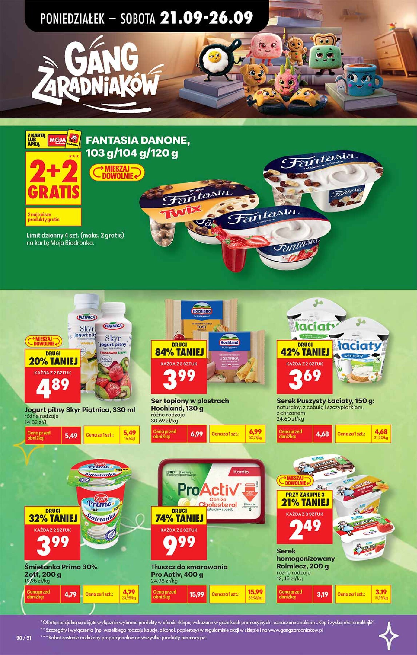 Gazetki promocyjne – jogurty - gazetki promocyjne str. 1