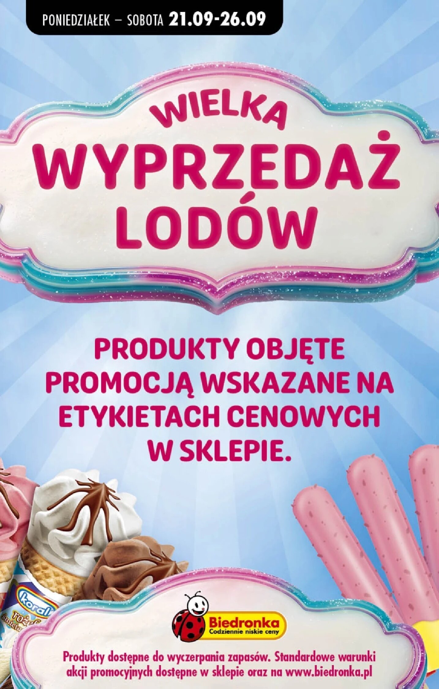 Gazetka Biedronka 21/09/2026 – 26/09/2026