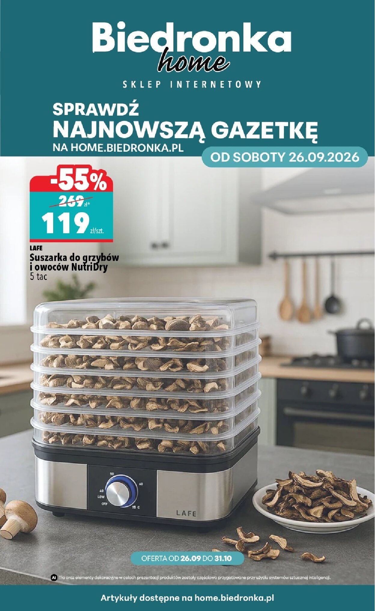 Gazetka Biedronka 26/09/2026 – 31/10/2026