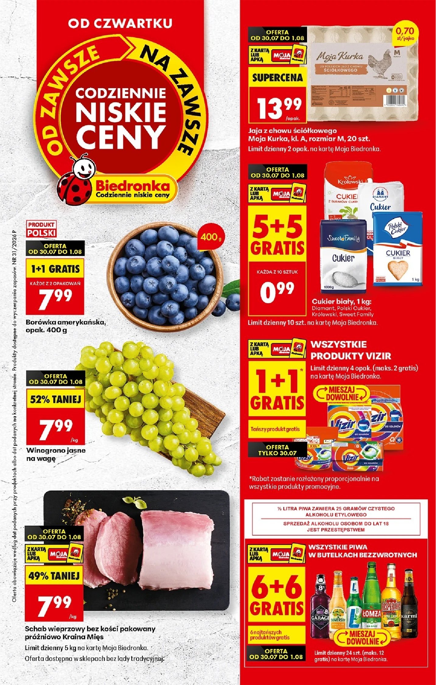 Gazetka Biedronka 30/07/2026 – 05/08/2026