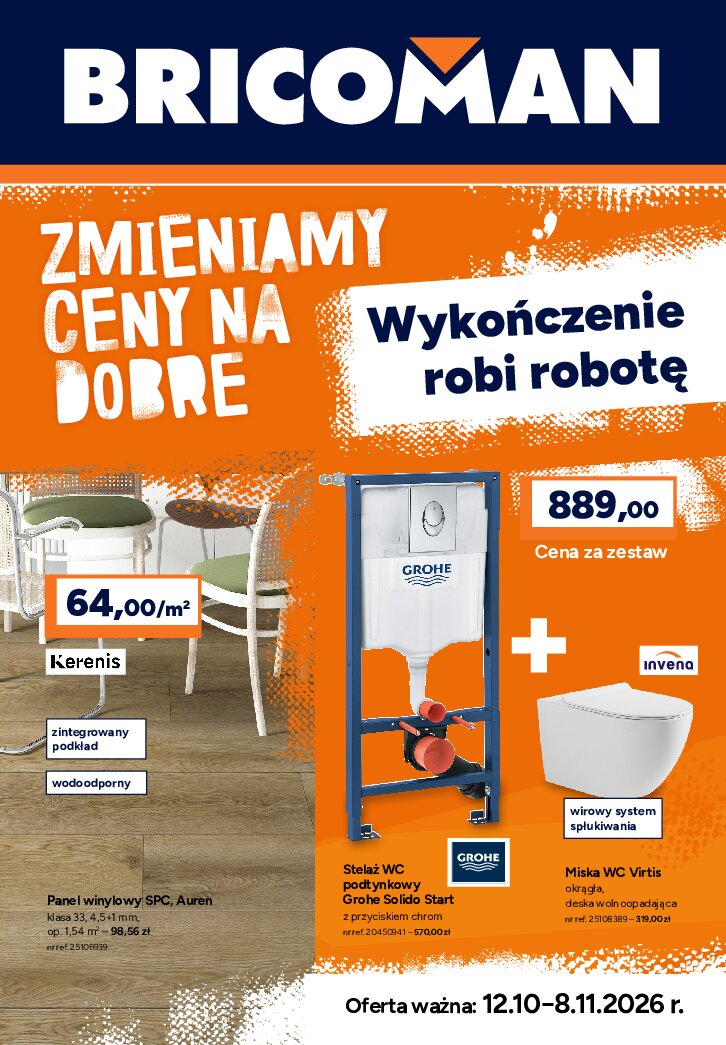Gazetka Bricoman 12/10/2026 – 08/11/2026 - gazetki promocyjne str. 1