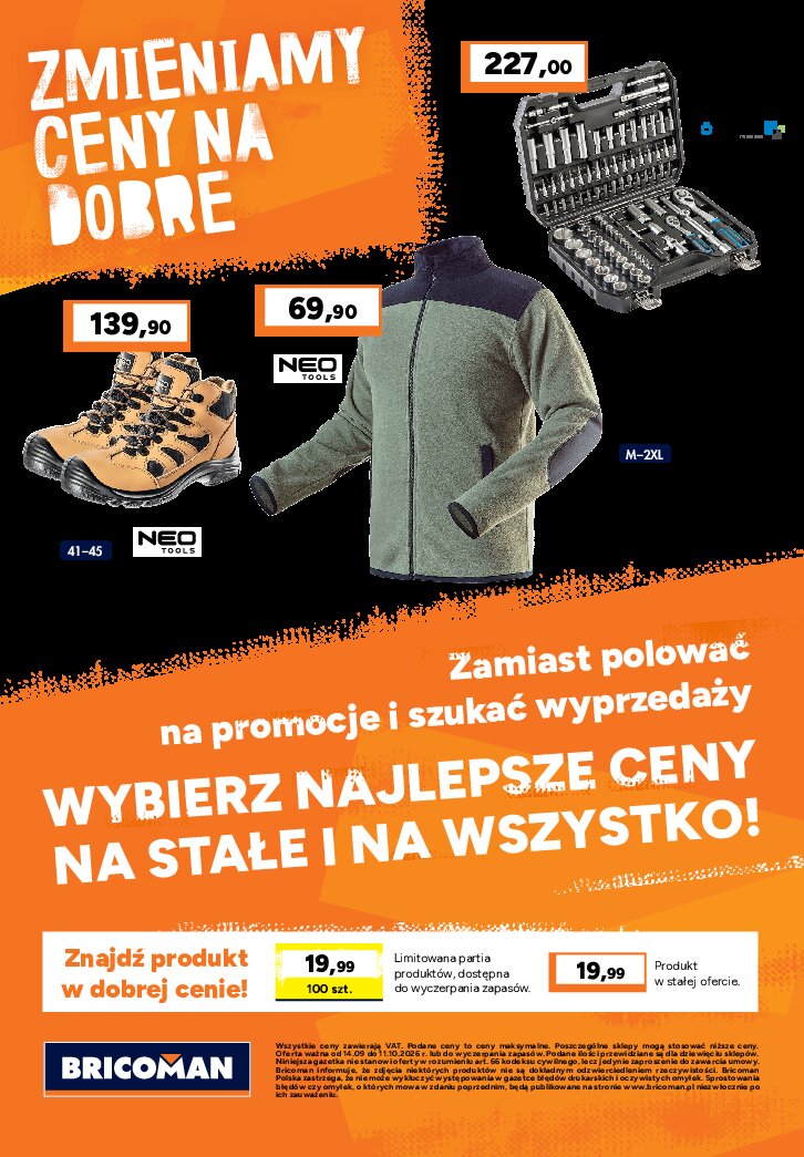Gazetka Bricoman 14/09/2026 – 11/10/2026 - gazetki promocyjne str. 14