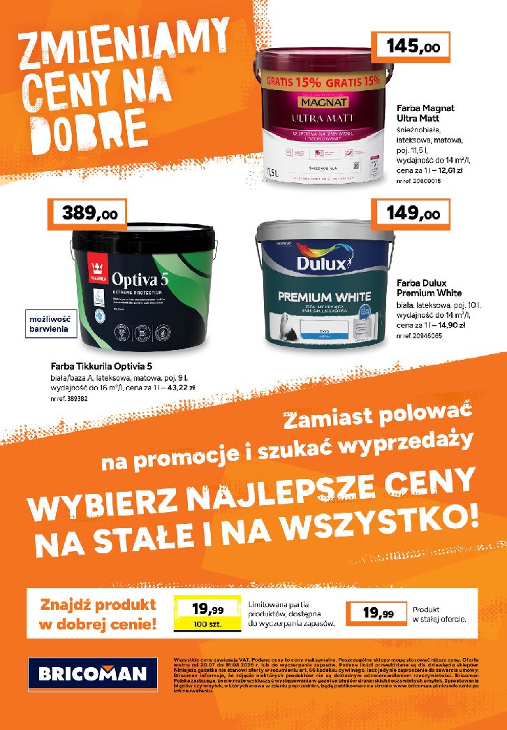 Gazetka Bricoman 20/07/2026 – 16/08/2026 - strona 14