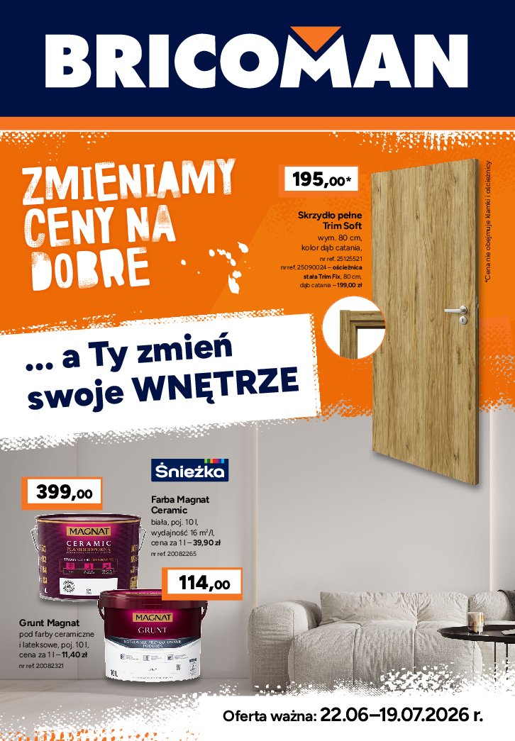 Gazetka Bricoman 22/06/2026 – 19/07/2026