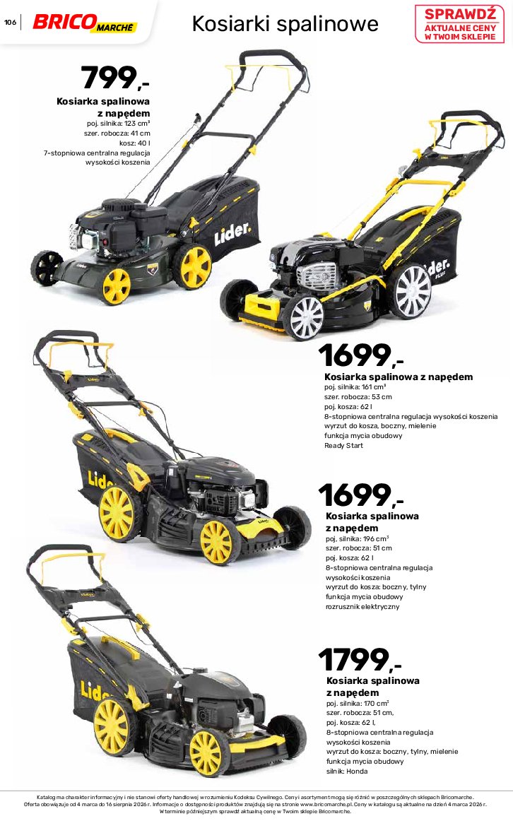 Gazetka Bricomarche 04/03/2026 – 18/08/2026 - gazetki promocyjne str. 106