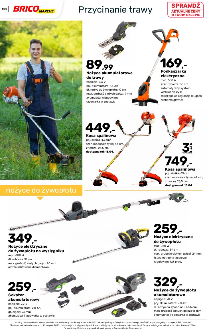 Gazetka Bricomarche 04/03/2026 – 18/08/2026 - gazetki promocyjne str. 108