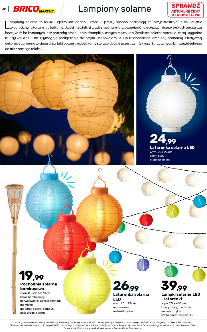 Gazetka Bricomarche 04/03/2026 – 18/08/2026 - gazetki promocyjne str. 32