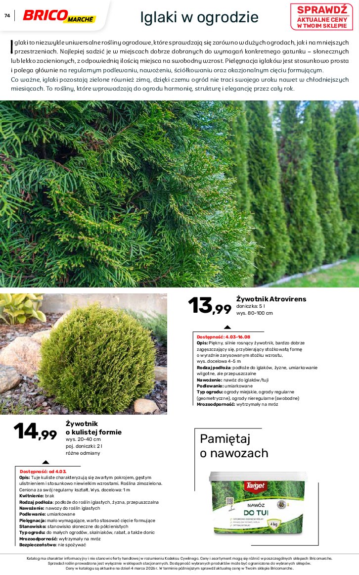Gazetka Bricomarche 04/03/2026 – 18/08/2026 - gazetki promocyjne str. 74