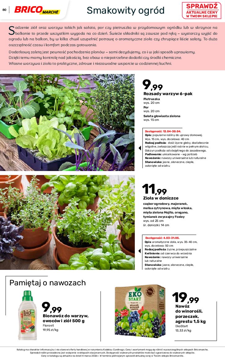 Gazetka Bricomarche 04/03/2026 – 18/08/2026 - gazetki promocyjne str. 80
