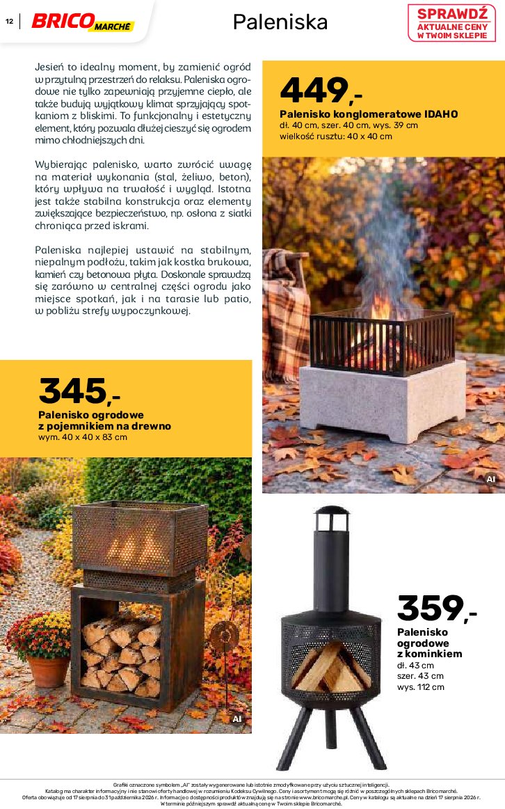 Gazetka Bricomarche 17/08/2026 – 31/10/2026 - gazetki promocyjne str. 12