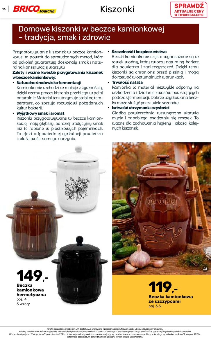 Gazetka Bricomarche 17/08/2026 – 31/10/2026 - gazetki promocyjne str. 16
