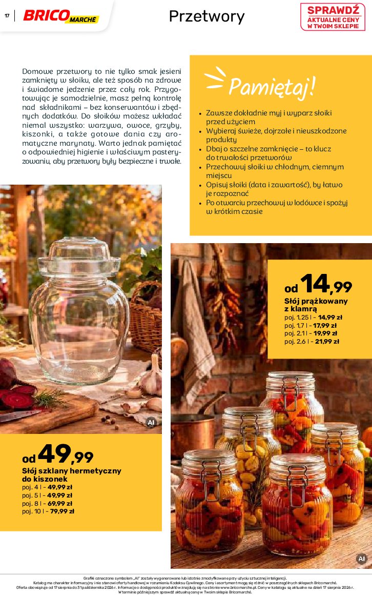 Gazetka Bricomarche 17/08/2026 – 31/10/2026 - gazetki promocyjne str. 17