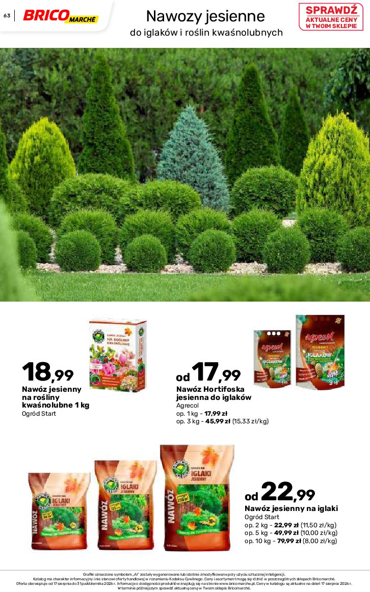 Gazetka Bricomarche 17/08/2026 – 31/10/2026 - gazetki promocyjne str. 63