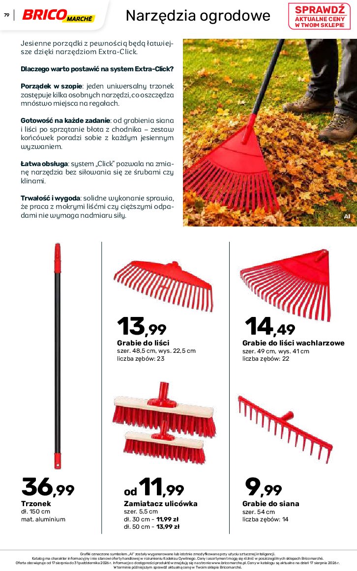 Gazetka Bricomarche 17/08/2026 – 31/10/2026 - gazetki promocyjne str. 79