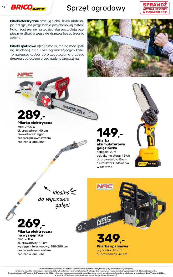 Gazetka Bricomarche 17/08/2026 – 31/10/2026 - gazetki promocyjne str. 81