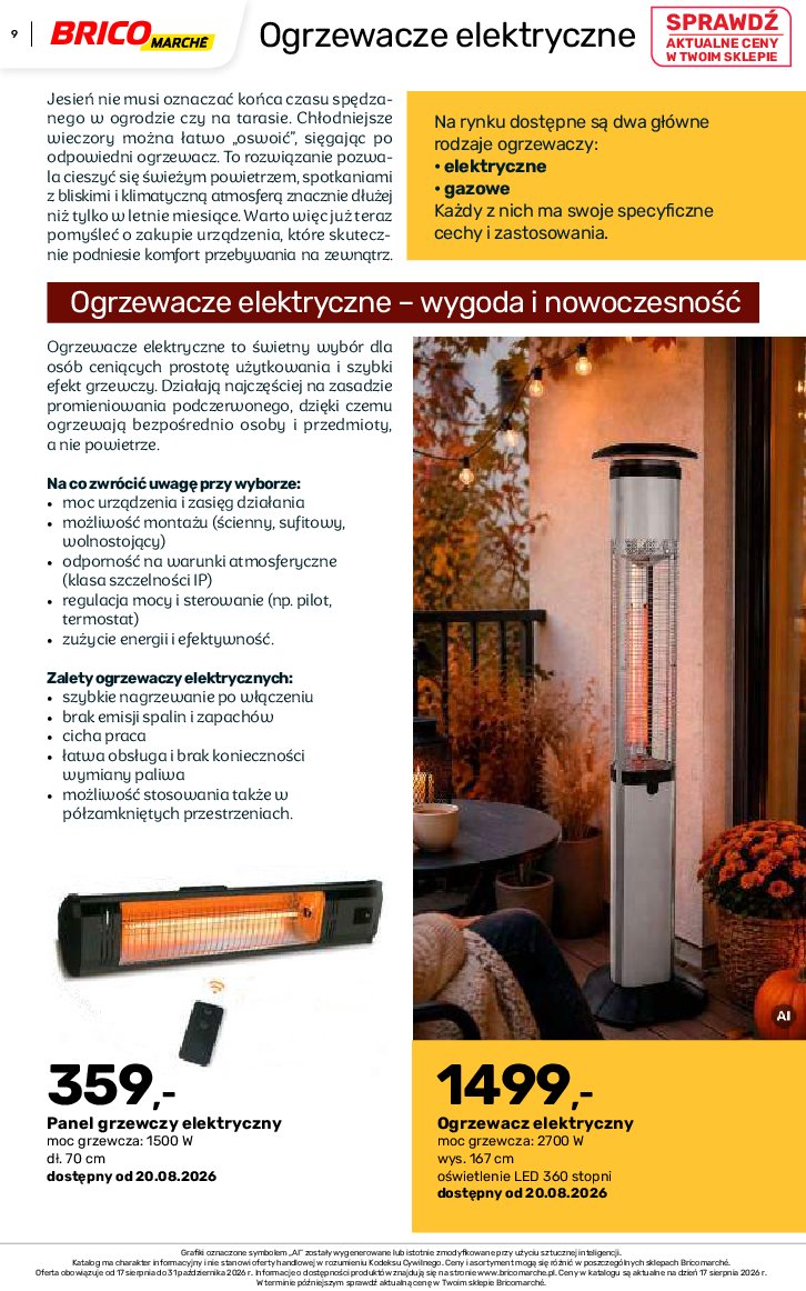 Gazetka Bricomarche 17/08/2026 – 31/10/2026 - gazetki promocyjne str. 9