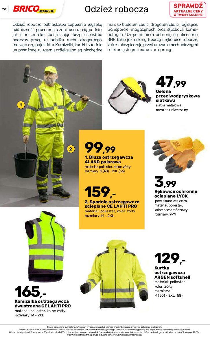 Gazetka Bricomarche 17/08/2026 – 31/10/2026 - gazetki promocyjne str. 92