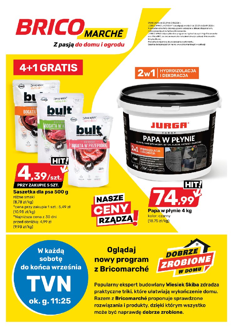Gazetka Bricomarche 23/09/2026 – 03/10/2026 - gazetki promocyjne str. 1