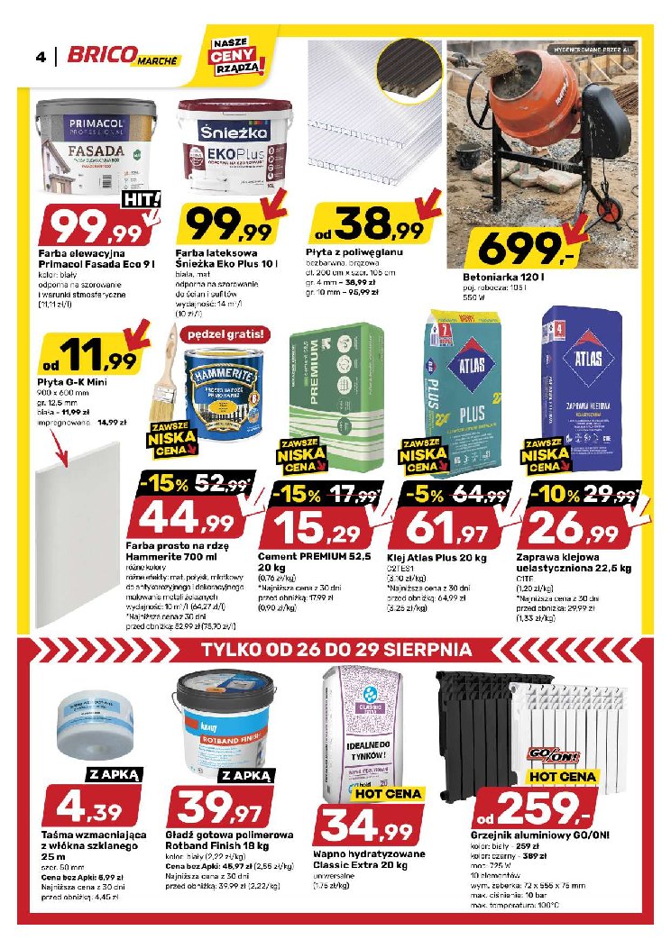 Gazetka Bricomarche 26/08/2026 – 05/09/2026 - gazetki promocyjne str. 4
