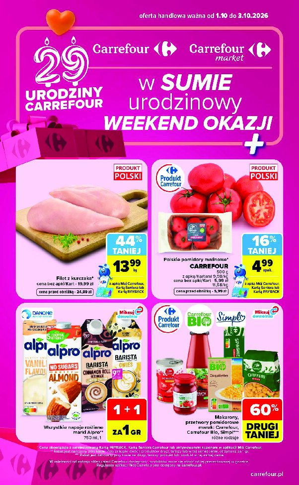 Gazetka Carrefour 01/10/2026 – 03/10/2026