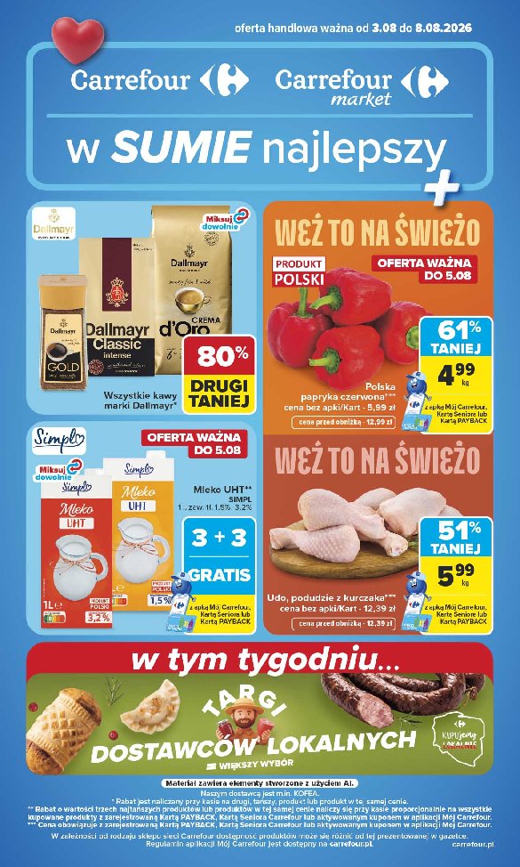 Gazetka Carrefour 03/08/2026 – 08/08/2026 - strona 1