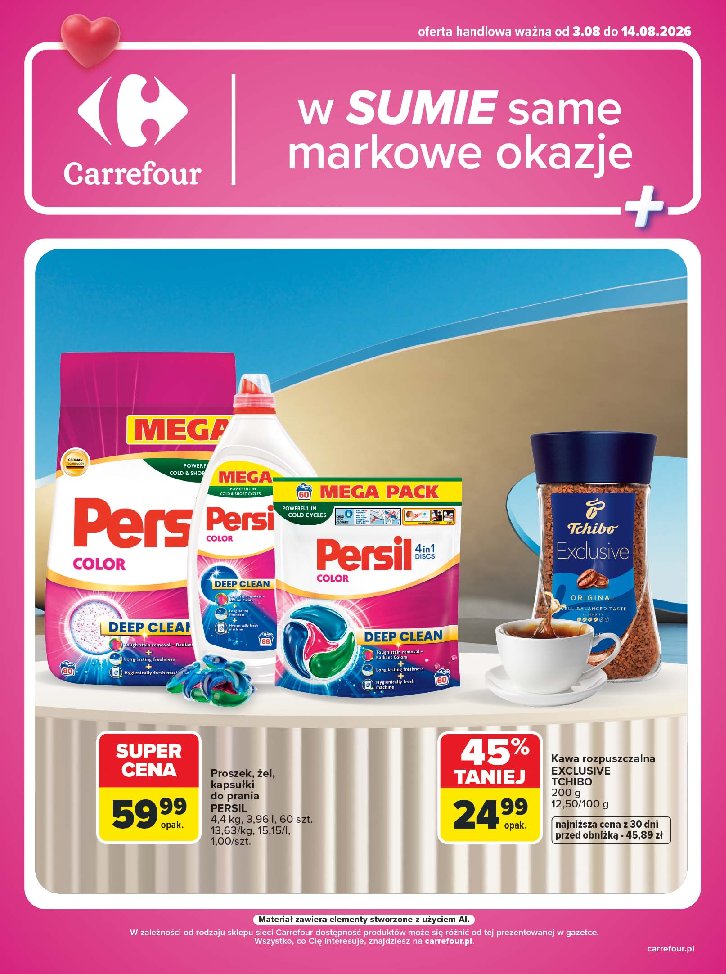 Gazetka Carrefour 03/08/2026 – 14/08/2026 - strona 1