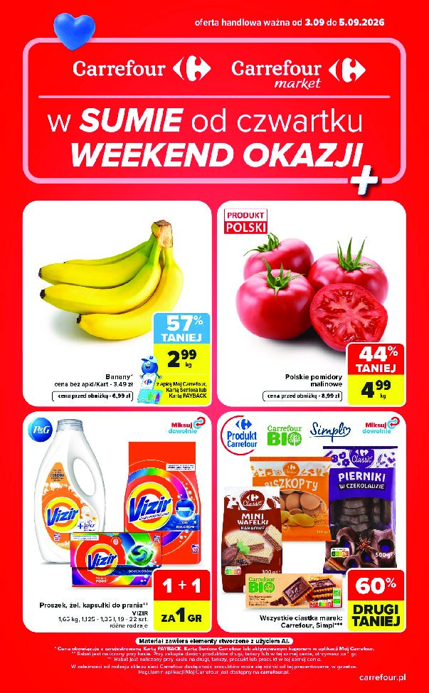 Gazetka Carrefour 03/09/2026 – 05/09/2026 - gazetki promocyjne str. 1